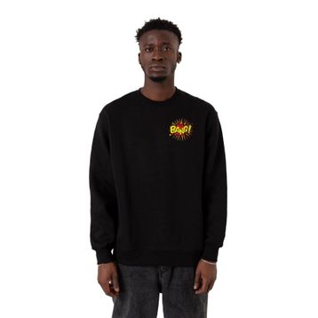 Tshirthane P23725S3650 Siyah Erkek Sweatshirt