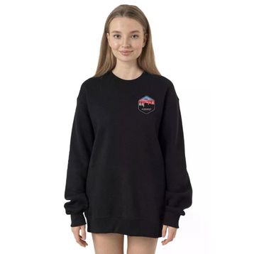 Tshirthane P23903S3107 Siyah Kadın Sweatshirt