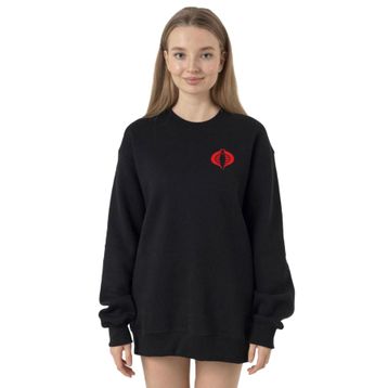 Tshirthane P23947S666 Siyah Kadın Sweatshirt
