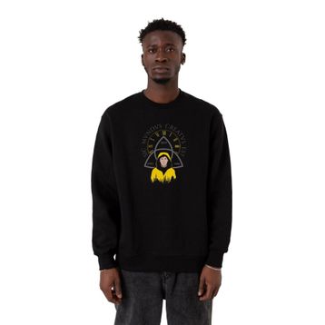 Tshirthane P23973S923 Siyah Erkek Sweatshirt