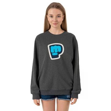 Tshirthane P24063S7509 Füme Kadın Sweatshirt