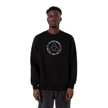 Tshirthane P24080S7112 Siyah Erkek Sweatshirt