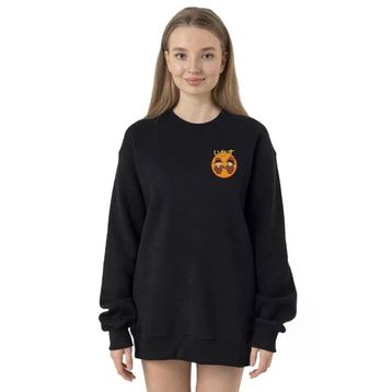 Tshirthane P24104S4908 Siyah Kadın Sweatshirt