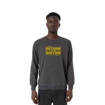 Tshirthane P24160S6766 Füme Erkek Sweatshirt