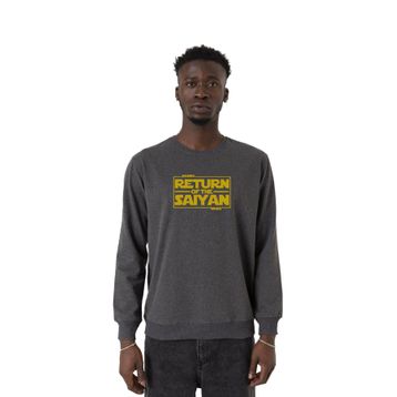 Tshirthane P24160S6766 Füme Erkek Sweatshirt
