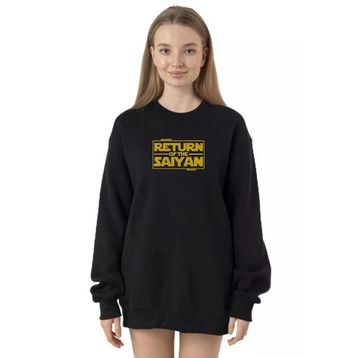 Tshirthane P24162S8411 Siyah Kadın Sweatshirt
