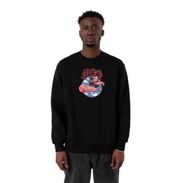 Tshirthane P24180S662 Siyah Erkek Sweatshirt