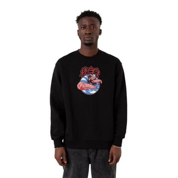 Tshirthane P24180S662 Siyah Erkek Sweatshirt