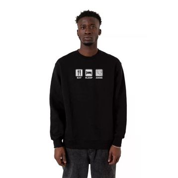 Tshirthane P24239S762 Siyah Erkek Sweatshirt