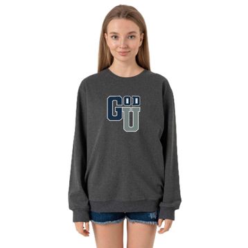 Tshirthane P24330S5663 Füme Kadın Sweatshirt