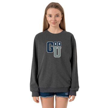 Tshirthane P24330S5663 Füme Kadın Sweatshirt