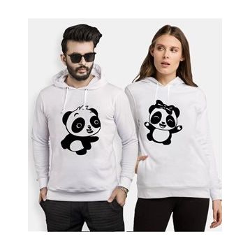Tshirthane Panda Dans 2'li Sevgili Sweatshirt