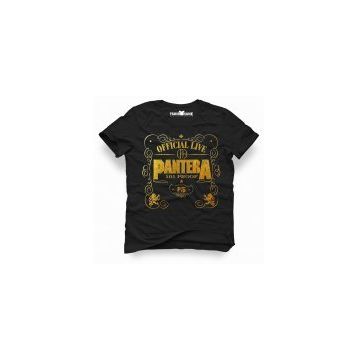 Tshirthane Pantera 101 Proof Siyah Erkek T-shirt