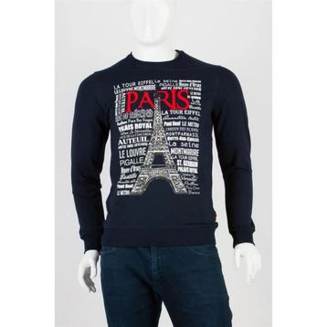 Tshirthane Paris Unisex Pamuklu Slim Fit Sweatshirt