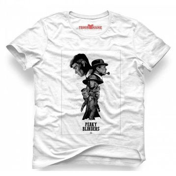Tshirthane Peaky Blinders Tommy Shelby Cillian Murphy Sam Neill Helen Mccrory Siyah Erkek T-shirt
