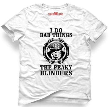 Tshirthane Peaky Blinders Tommy Shelby Cillian Murphy Sam Neill Helen Mccrory Siyah Erkek T-shirt