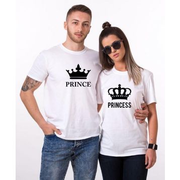Tshirthane Prince Princess 2'li Sevgili T-shirt