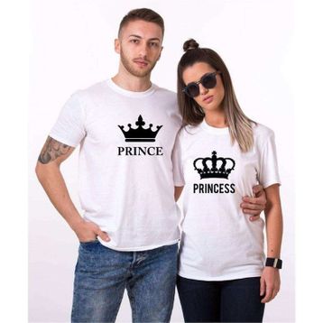 Tshirthane Prince Princess 2'li Sevgili T-shirt