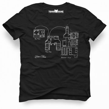 Tshirthane Prison Break A Plan Black Siyah Erkek T-shirt