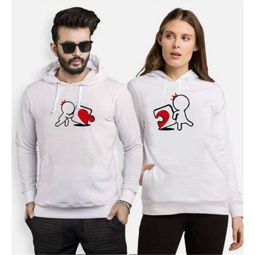 Tshirthane Puzzle Heart 2'li Sevgili T-shirt