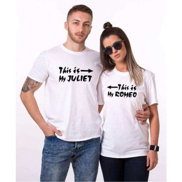 Tshirthane Rome Juliet 2'li Sevgili T-shirt