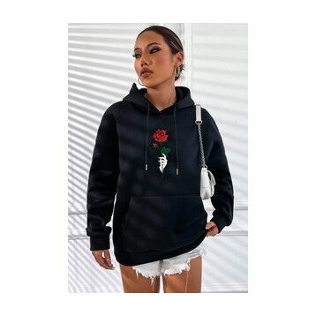 Tshirthane Rose Baskılı Unisex Sweatshirt