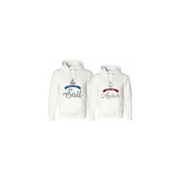 Tshirthane Sail Anchor 2'li Sevgili Sweatshirt