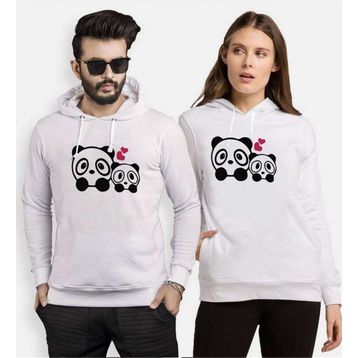 Tshirthane Sevimli Pandalar 2'li Sevgili Sweatshirt