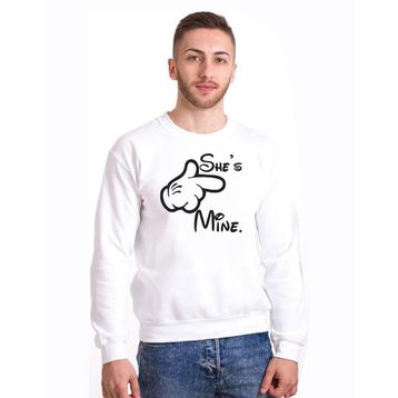 Tshirthane She He Mine 2'li Sevgili Sweatshirt