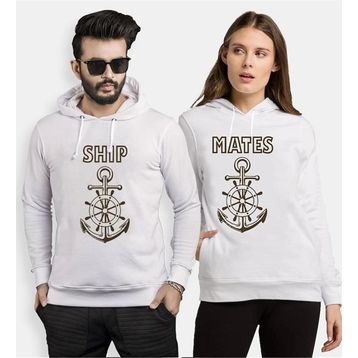 Tshirthane Ship Mates 2'li Sevgili Sweatshirt
