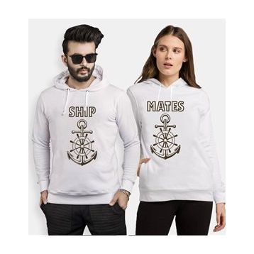 Tshirthane Ship Mates 2'li Sevgili Sweatshirt