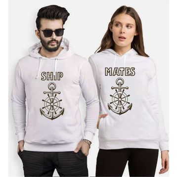 Tshirthane Ship Mates 2'li Sevgili Sweatshirt