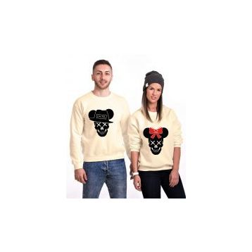 Tshirthane Skull Mause 2'li Sevgili Sweatshirt