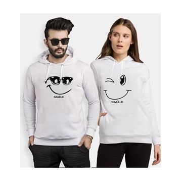 Tshirthane Smile 2'li Sevgili Sweatshirt