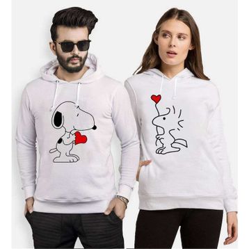 Tshirthane Snoopy Love 2'li Sevgili Sweatshirt