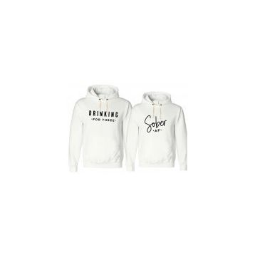 Tshirthane Sober Drinking 2'li Sevgili Sweatshirt