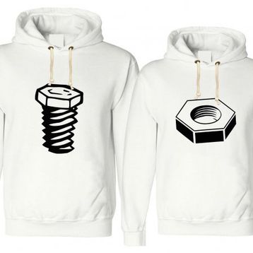 Tshirthane Somun Vida 2'li Sevgili Sweatshirt