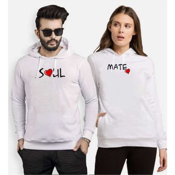 Tshirthane Soul Mate 2'li Sevgili Sweatshirt