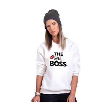 Tshirthane The Boss The Real Boss 2'li Sevgili T-shirt