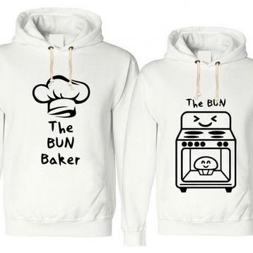 Tshirthane The Bun Baker 2'li Sevgili Sweatshirt