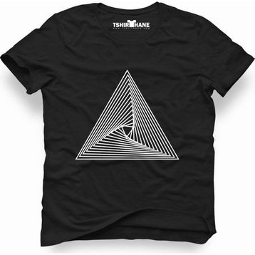 Tshirthane Triangle Hipnos Siyah Erkek T-shirt