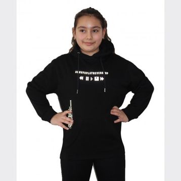 Tshirthane Uhlsport Base Siyah Pamuklu Çocuk Sweatshirt