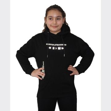 Tshirthane Uhlsport Base Siyah Pamuklu Çocuk Sweatshirt