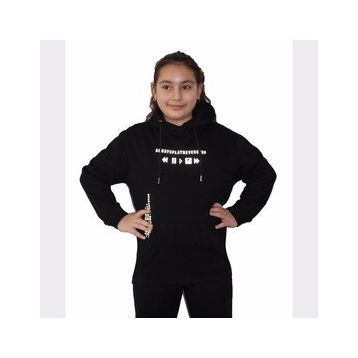 Tshirthane Uhlsport Base Siyah Pamuklu Çocuk Sweatshirt