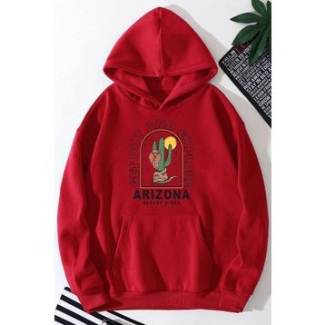 Tshirthane Unisex Arizona Baskılı Sweatshirt