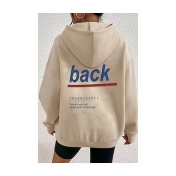 Tshirthane Unisex Back Sırt Baskılı Sweatshirt