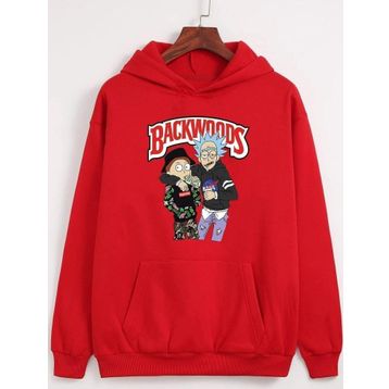 Tshirthane Unisex Backwoods Baskılı Sweatshirt