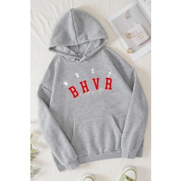 Tshirthane Unisex Bhvr Baskılı Sweatshirt