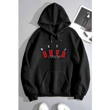 Tshirthane Unisex Bhvr Baskılı Sweatshirt