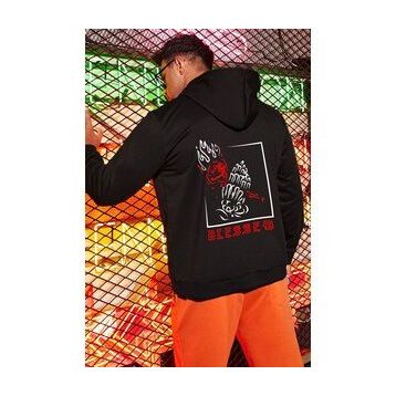 Tshirthane Unisex Blesseb Baskılı Sweatshirt